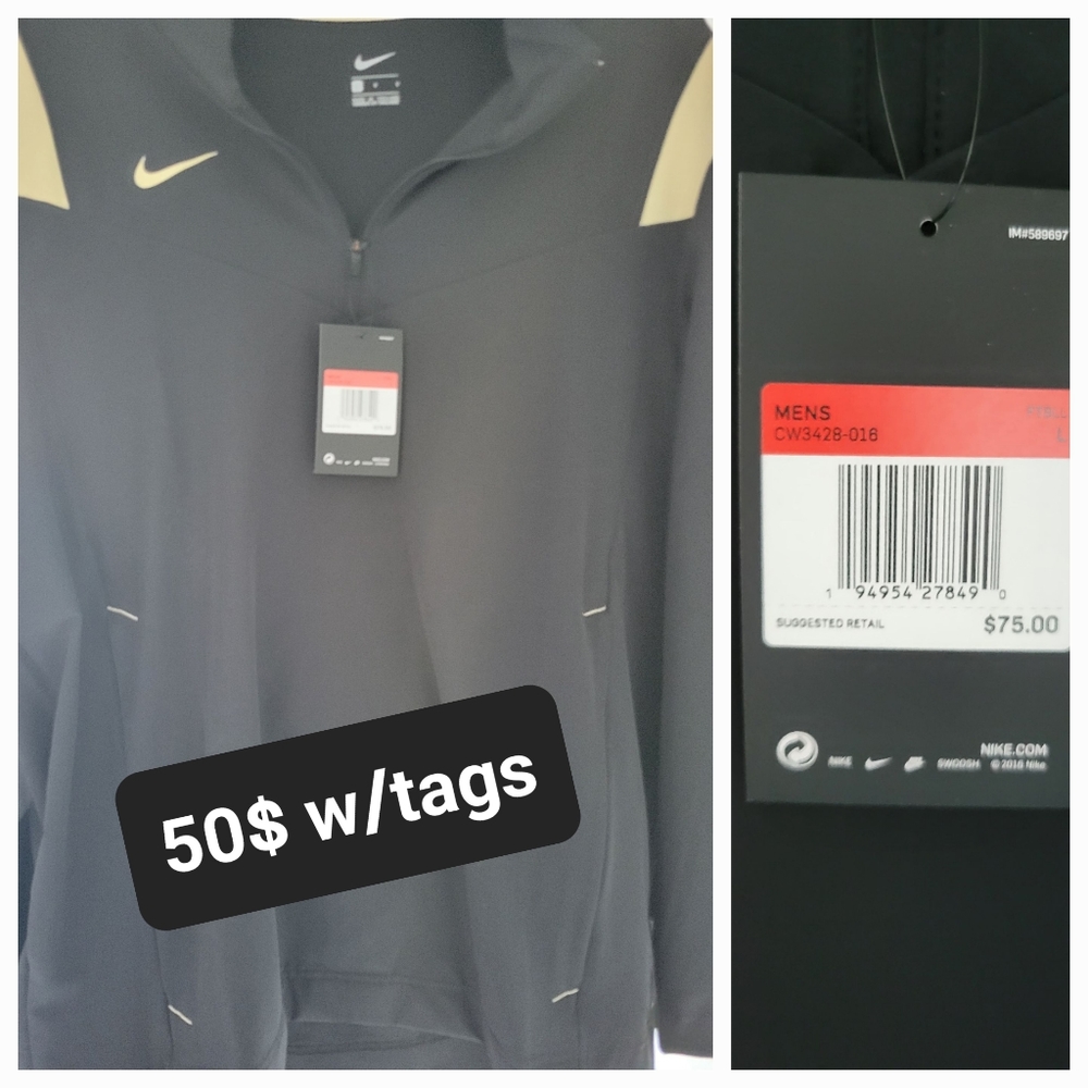 Nike Pullover - Black/Gold